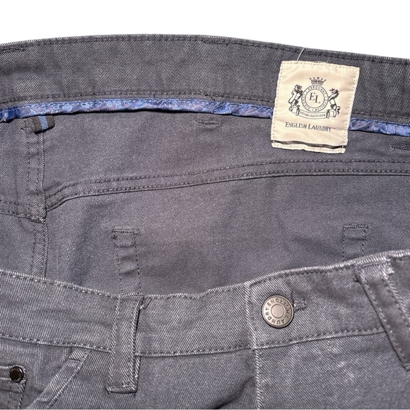 English Laundry Men's Blue Straight Fit Jeans 40x32 Denim Mid Rise - Picture 4 of 5